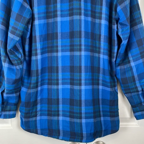 Mountain Khakis flannel shirtjac shacket, men’s large - Picture 11 of 14